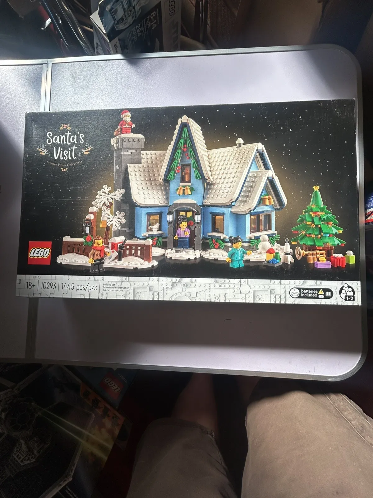 LEGO 10293 Santa's Visit Winter Village Collection Retired New Sealed