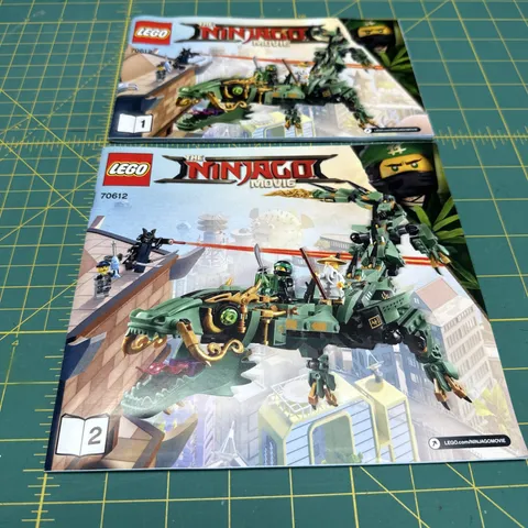 lego ninjago green ninja mech dragon 70612 Manual Only