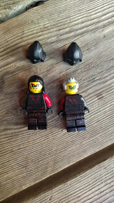 Lego Ninjago Krux And Acronix Time Twin From 70626 Genuine Lego MiniFigures.