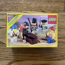 LEGO 6251 Pirates: Pirate System Minifigures Vintage 1989 Sealed