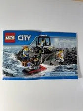 LEGO City 60127 Prison Island Starter Set Instruction MANUAL ONLY