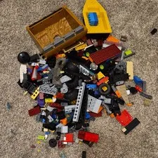 LEGO Bulk Mixed Lot Assorted Bricks Plates Wheels Technic Parts Multicolor