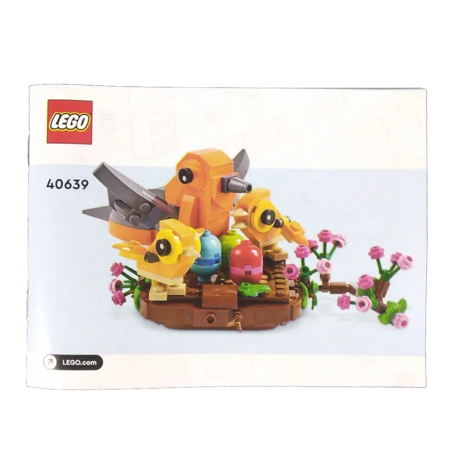 LEGO®  BIRD'S NEST Instruction Manual Book 6449458 for Set 40639