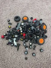 LEGO Bulk Lot Wheels Tires Axles Rims Vehicle Car Truck Pieces Mixed