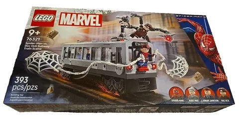 Lego Marvel: 76321 Spider-Man vs. Doc Ock Subway Train Scene NEW FAST FREE SHIP