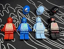LEGO NINJAGO NRG Lot NRG Jay/Kai/Zane/Cole Incomplete* Read Description 