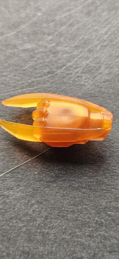 Lego Ninjago Rare Trans Orange Time Blade (28587pb02)
