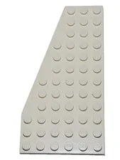 White Lego 30355 3632 Wedge Plate 12x6 Left