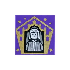 LEGO Harry Potter - Nicholas Flamel Wizard Card 3068bpb1739 - Frog Tile [NEW]