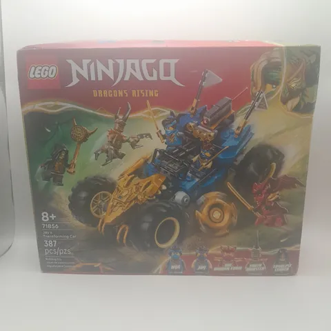 lego ninjago, jays transforming car 71856, brand new sealed (scuffed box)
