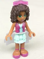 LEGO: Friends Andrea Light Aqua Skirt (frnd0145)