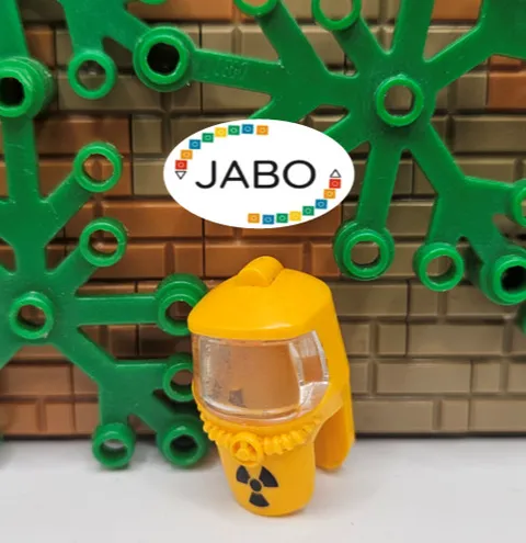 ( S12 / 8 / 10 ) LEGO 93566c01pb01 Headgear Hood Hazard Suit