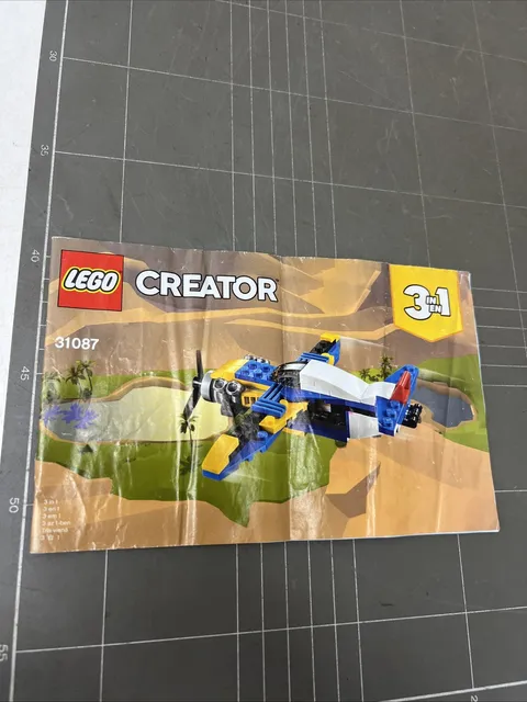 VINTAGE TOY LEGO MANUAL INSTRUCTIONS BOOKLET ART CREATOR 31087