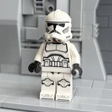 LEGO Star Wars Phase 2 Clone Trooper Minifigure Plain White Grunt sw1319 75372
