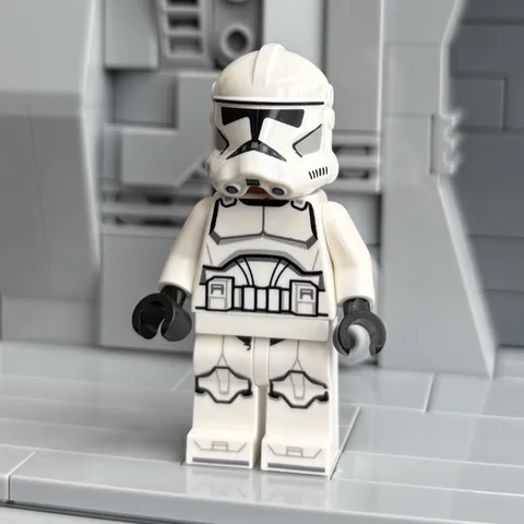LEGO Star Wars Phase 2 Clone Trooper Minifigure Plain White Grunt sw1319 75372