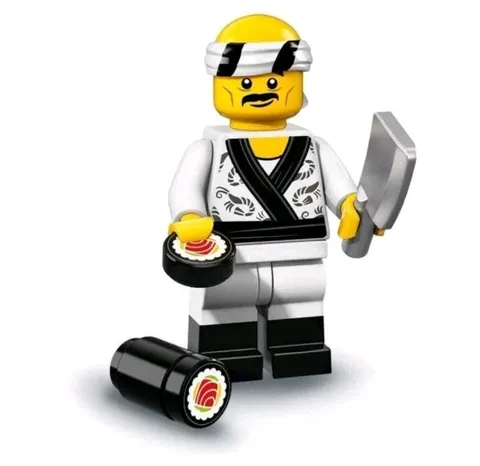 LEGO The Ninjago Movie Collectible Minifigures 71019 - Sushi Chef New Opened 