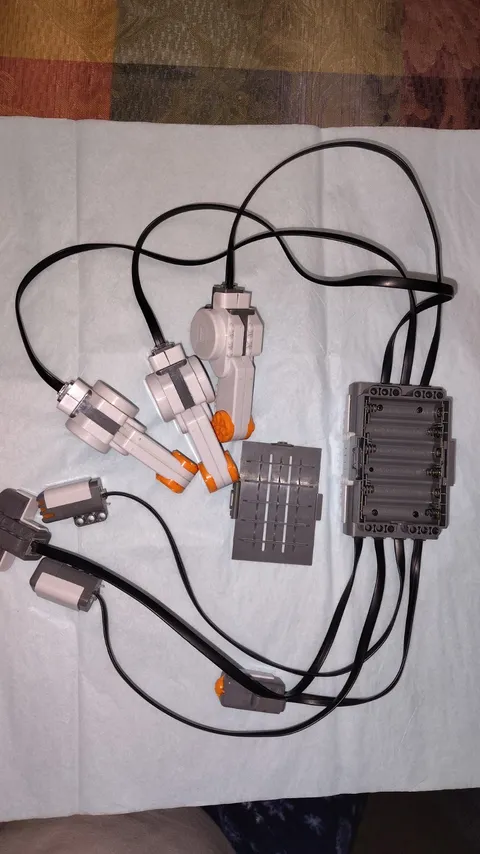 LEGO Mindstorms NXT Bundle Brick Computer Sensors Motors Robot Kit Tested Cables