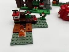 LEGO Minecraft BigFig Creeper and Ocelot 21157 Set 184pc 2 Buildable Figures