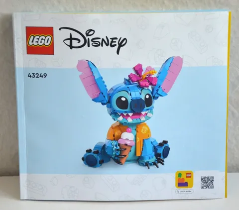 Lego Disney Stitch Instructions  #43249 book manual only - excellent condition