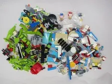 Bulk LEGO LOT  Bricks, parts, Pieces, accessories 1.8 lb