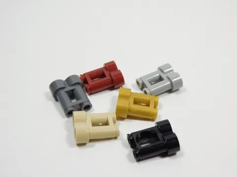 LEGO Lot of 6 Binoculars Accessory Minifig Tan Gold Black Dark Red Light Gray Q7