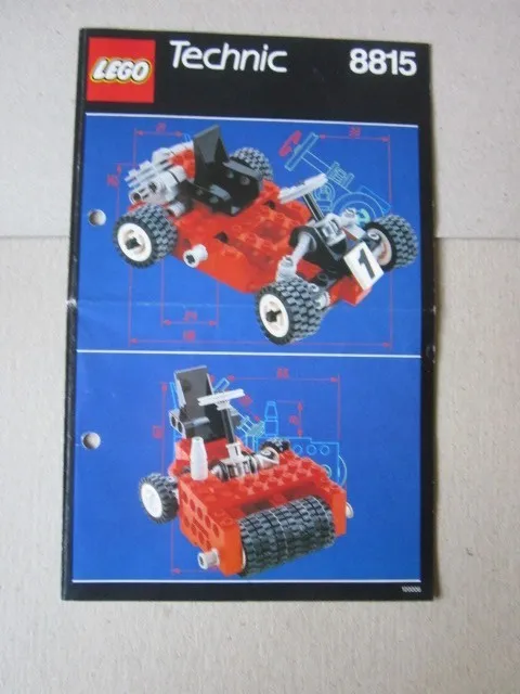 Lego Building Instructions Instruction 8815 Technic