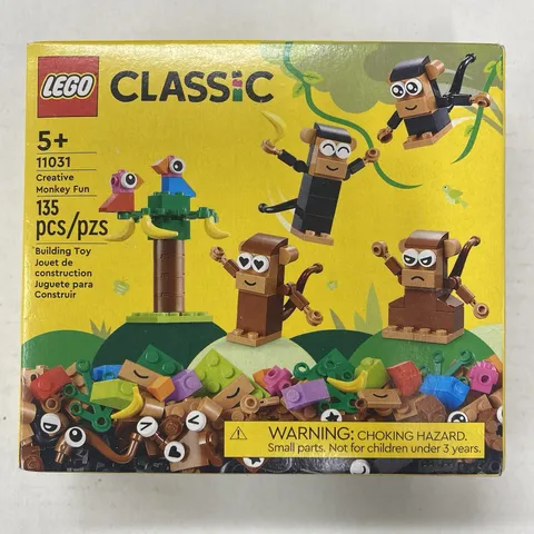 LEGO CLASSIC: Creative Monkey Fun (11031) New Sealed Lego Set