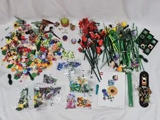 LEGO Botanicals Bulk Parts Pieces Lot 6 Lbs Flowers Stems Leaves Plants Mixed