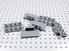 LEGO Lot of 6 Dark Bluish Gray 1x2-2x4 Brackets BE