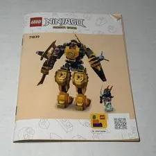 Lego Ninjago Dragon’s Rising 71839 Arin’s Spinjitzu Battle Mech Manual Only