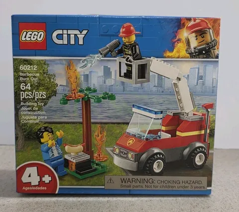 LEGO City Barbecue Burn Out (60212) - 64 Pieces Firefighter SetNew In Box