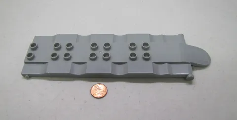 Vtg Lego Duplo GRAY RAMP for TRAILER CAR TRANSPORTER Automobile Transport #5684