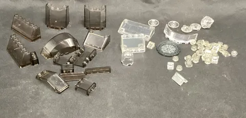 Vtg Lego Translucent Clear & Tinited Variety Qty 56  Ships Free