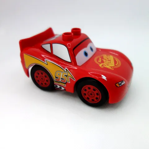 Lego Duplo Cars Lightning McQueen Pixar Red Rust-eze Car Figure