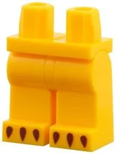 Lego New LION Minifigure LEGS Bright Light Orange Reddish Brown Claws Part 28-11