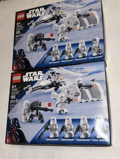 LEGO Star Wars: Snowtrooper Battle Pack (75320) - Lot /2  Brand New Sealed