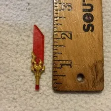LEGO NINJAGO Dragons Rising - Minifigure Weapon Sword Reveal Blade Red