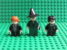 Lot of Lego minifigures Harry Potter + Professor McGonagall Ron Weasley PL27