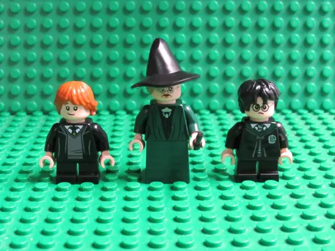 Lot of Lego minifigures Harry Potter + Professor McGonagall Ron Weasley PL27