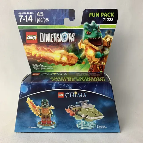 LEGO DIMENSIONS Movie Fun Pack 71223 Chima Cragger Swamp Skimmer 45 pcs Retired!