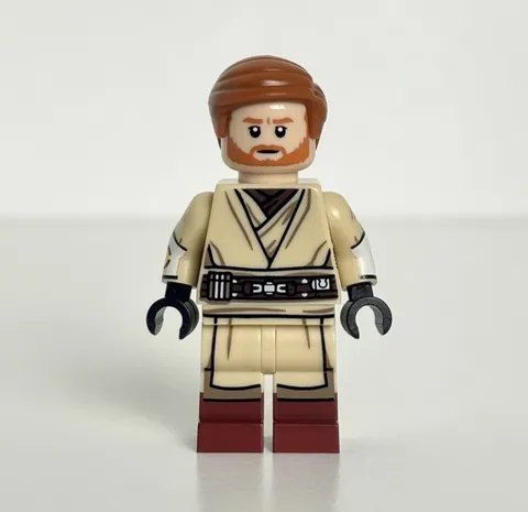 LEGO Star Wars Light Custom LC Obi-Wan Kenobi V1 Red Boots Ver Custom Minifigure