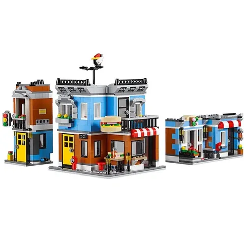 LEGO CREATOR 3 in 1: Corner Deli (31050) - preowned - all pcs counted and sorted