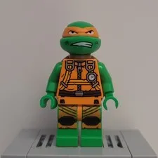 LEGO TMNT Ninja Turtles - Michelangelo Minifigure Jumpsuit tnt029 - From 79120