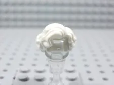 LEGO White Female Girl Short Hair Wavy Curled Minifig BQ