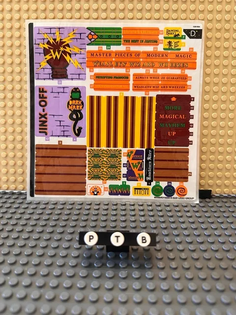 Genuine New LEGO Sticker Sheet Harry Potter 75978 Diagon Alley