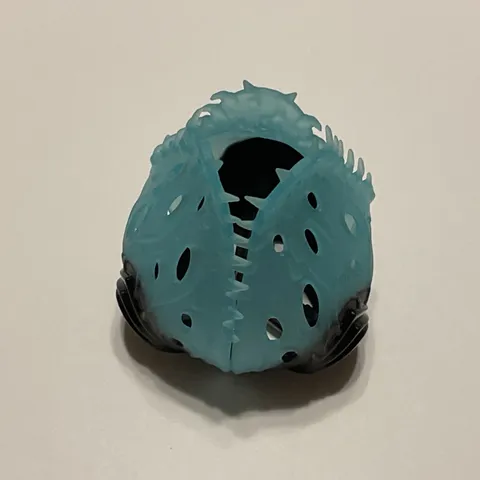 LEGO Hero Factory Creature Cocoon Petal Pod 15358pd001 Trans-Light Blue