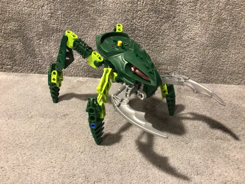 Lego Bionicle #8746 Visorak Keelerak, Good Shape No Cracks