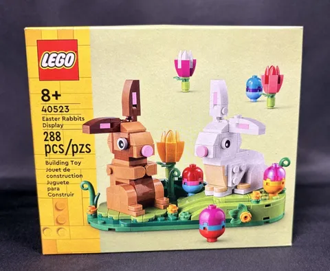 LEGO Easter Rabbits Display Seasonal Building Toy Set 40523 NEW