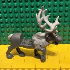 LEGO Disney Frozen Sven Reindeer Animal Figure (23946c01pb01) Dark Bluish Gray