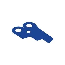LEGO Blue Minifigure Cape Cloth, Stepped Cutout On One Side inv.628